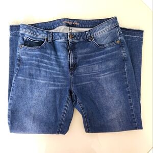 Michael Kors Classic Blue Cropped Jeans